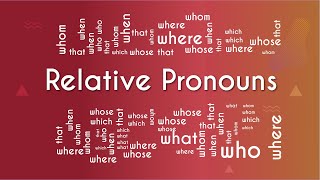 Relative Pronouns - Brasil Escola