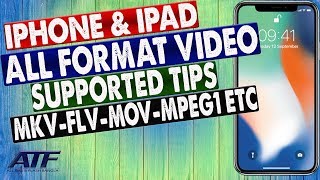 IPHONE \u0026 IPAD ALL FORMATS VIDEO SUPPORTED TIPS'MKV,FLV,AVI'