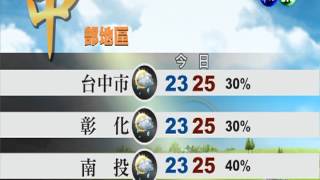 2013.04.26 華視午間氣象 謝安安主播