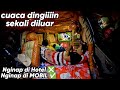 BERMALAM DIMOBIL DENGAN CUACA YANG SANGAT DINGIN DILUAR