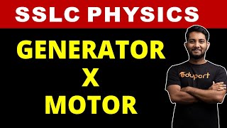 SSLC Physics Generator & Motor Explained | Full Question From Generator and Motor in Malayalam