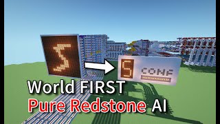 【Minecraft】World first pure redstone convolutional neural network (中文/English)(4K)