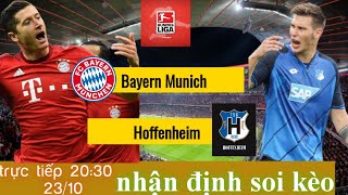 Soi kèo bayern munich vs hoffenheim | trực tiếp bóng đá đức bundesliga | 20h30 ngày 23/10/2021