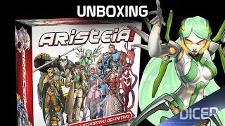 Unboxing: ARISTEIA!  | Das Sport Brettspiel von Corvus Belli | DICED