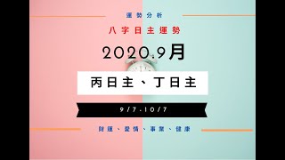 2020.9月八字日主運勢分析，丙日主、丁日主 9/7-10/7 | 林子玄