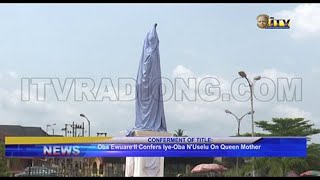 Oba Ewuare II confers Iye-Oba N'Uselu on Queen Mother