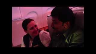 Ansar Singing with Emirates Crew