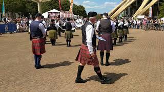 MacMillan Pipe Band, MSR at the 2018 Norfolk International Tattoo / American Pipe Band Championship