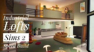 Industrial Concrete Lofts | Sims 2 Speed Build