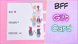 Try With Me - DIY BFF Card Idea - Share Your BFF :) #shorts #youtubeshorts