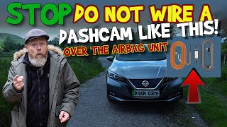 Do not Wire a Dashcam like this! How to wire a Dashcam in a Nissan Leaf ZE0  ZE1 the correct way.