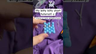 Itty bitty kitty! 😼original tut Credits: @IttyBittyToasty #kandi #bracelet #cat #kandikid #charm