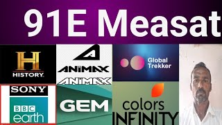 measat_91°e c band dish setting !!91e channel list 2024 @91 east new update 2024