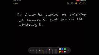 Counting Bitstrings Example 3