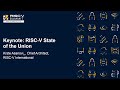 Keynote: RISC-V State of the Union - Krste Asanović, Chief Architect, RISC-V International