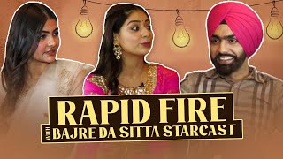 Bajre Da Sitta Rapid Fire Game || Ammy Virk, Tania, Noor Chahal Interview || Kiddaan Interviews