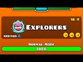 Explorers 100% (Demon) by MathisCreator & SwitchstepGD (Explorers Fanmade) - Geometry Dash 2.2