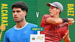 Carlos Alcaraz vs Sebastian Baez Match Highlights 💥 | Rolex Monte-Carlo Masters 2026 Highlights
