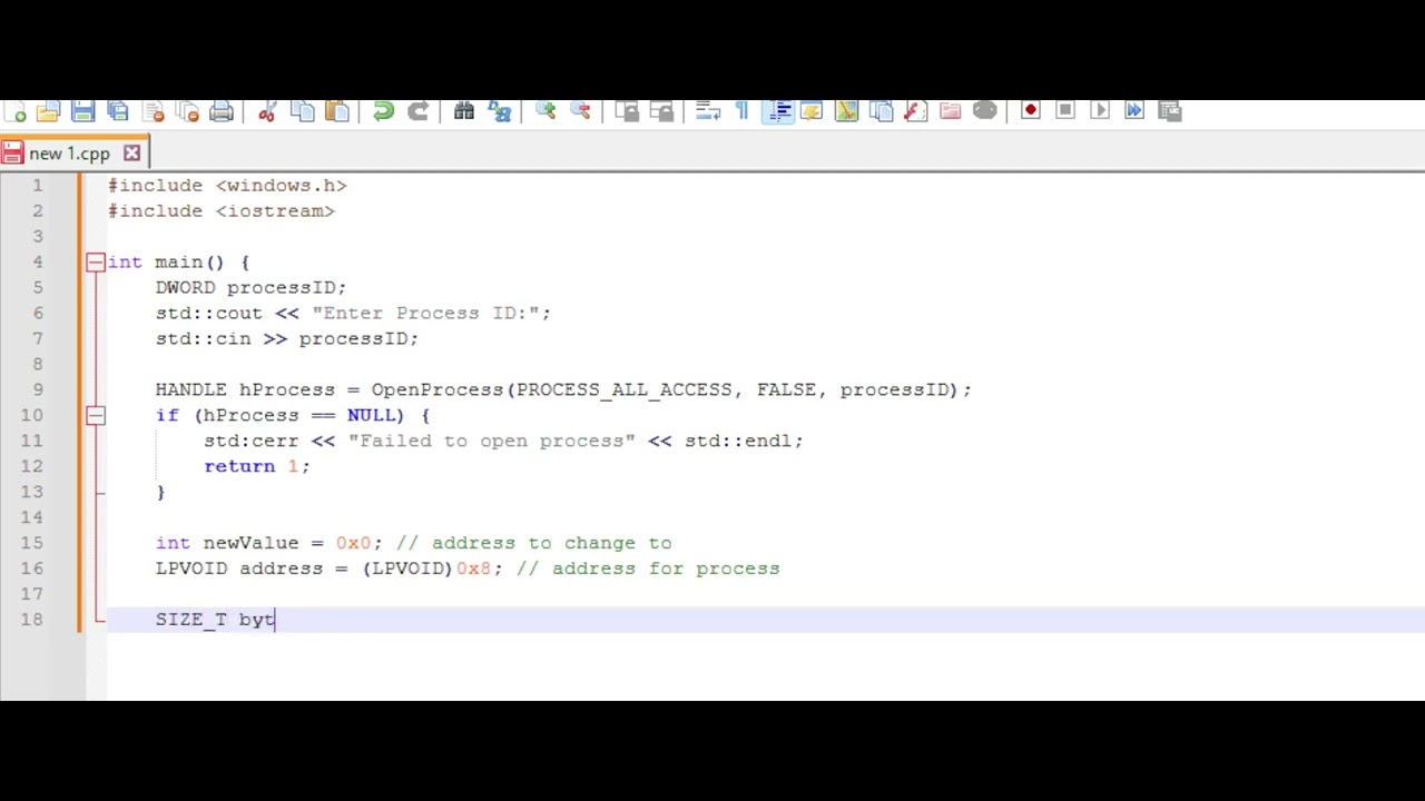 How To Use Write Process Memory In Cpp Youtube