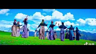 ལྷག་དཀར་བཟང། #tibetansong #tibetandance #tibetancircledance #lhakarsang