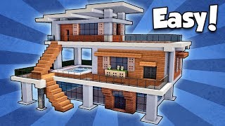 Minecraft: How to Build a Modern House - Easy Tutorial