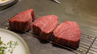 Real Kobe beef teppanyaki Steakland | 本物の神戸牛鉄板焼きステーキランド