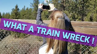 Iron Horse State Park Palouse to Cascades Trail  What a Train wreck !