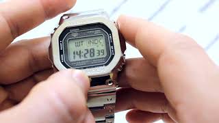 Часы Casio G Shock GMW B5000D 1E - Инструкция, как настроить от PresidentWatches.Ru