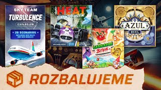 ASMODEE 📦 Sky Team: Turbulence / HEAT: Tunelové vidění / Zahradní bitva / Azul: Duel