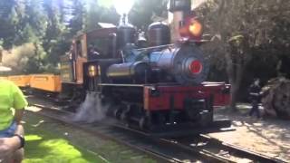 Steam Train Starting With Whistle