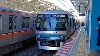 東京メトロ東西線07系07-101F各駅停車三鷹駅行き浦安駅到着(2022/12/24)