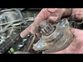 how to change a starter and diagnose the failure the dreaded 100 series land cruiser job pt 1