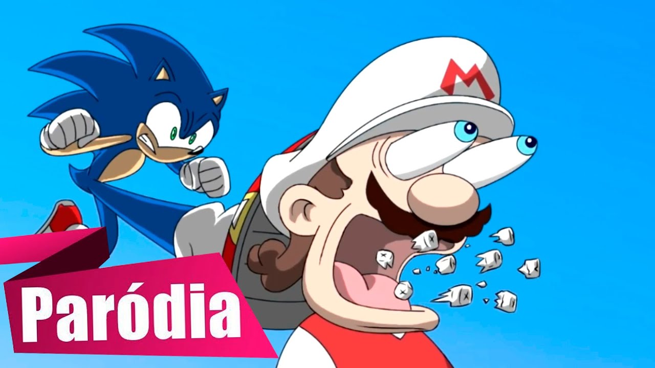 Sonic The Hedgehog Vs Super Mario Guerras Do Multiverso Paródia