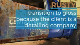 HOW TO WRAP A TRUCK TO LOOK RUSTY