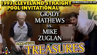 EPIC 14.1: Grady MATHEWS vs Mike ZUGLAN - 1993 CLEVELAND STRAIGHT POOL INVITATIONAL