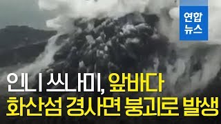 인니 쓰나미, 앞바다 화산섬 경사면 붕괴로 발생 / 연합뉴스 (Yonhapnews)