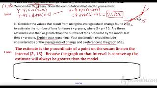 AP Precalculus – FRQ #2