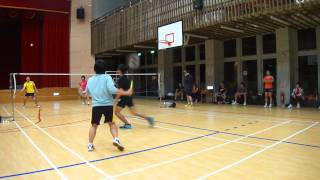 20111211孚瑪FUMA Badminton XD耀文+思妤VS李明翰夫妻