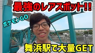 【ポケモンGO】舞浜駅で何種類捕まえれるか!?【夢の国】(#BONUS8-3)