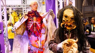 Horror Animatronics and Props at the Transworld Halloween Haunt Show