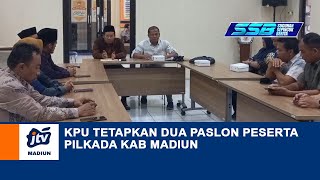 KAB MADIUN - KPU Tetapkan Dua Paslon Peserta Pilkada Kab. Madiun