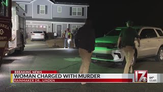 Woman charged with murder at Harnett County home