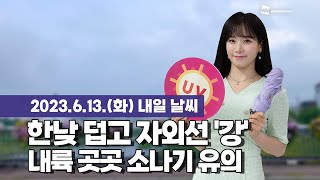 [웨더뉴스] 내일의 날씨 (06월 13일)