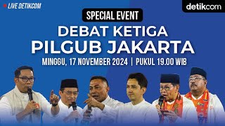 Debat Ketiga Cagub-Cawagub Pilkada Jakarta