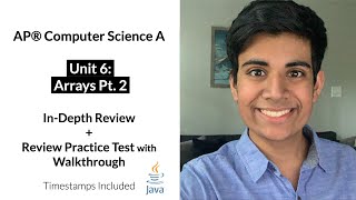 APCS Unit 6 (Part 2): Arrays In-Depth Review and Practice Test | AP Computer Science A