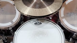 My Ergonomic Drum Kit W/Snare \u0026 Hi Hats CENTERED On Kit!