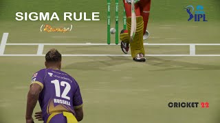 Cricket 22 - Russell takes revenge / sigma rule special