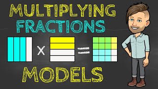 Multiplying Fractions with Models | Math with Mr. Bee | CCSS 5.NF.B.4a
