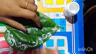 Bengali wedding special pan pata design// kolka art //  pan pata art# art #shortvideo