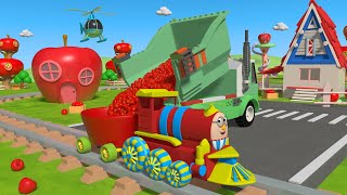 Humpty the Train on a Fruits Delivery Ride | हम्प्टी ट्रैन और उसके फल दोस्तों से मिलिए  |